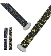 Senston Baseball Softball Bat Grip Tape Anti-Slip Hockey Handle Wrap Grips Tapes,2 Pack