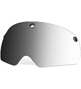 FUNWICT Magnetic Bike Helmet Goggles, Removable/Detachable Sun Visors Shield for Cycling Bicycle ...