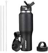 HYDROWION 32oz Stainless Steel Water Bottle(Cold for 48 Hrs, Hot for 24 Hrs),Double Wall Vacuum I...