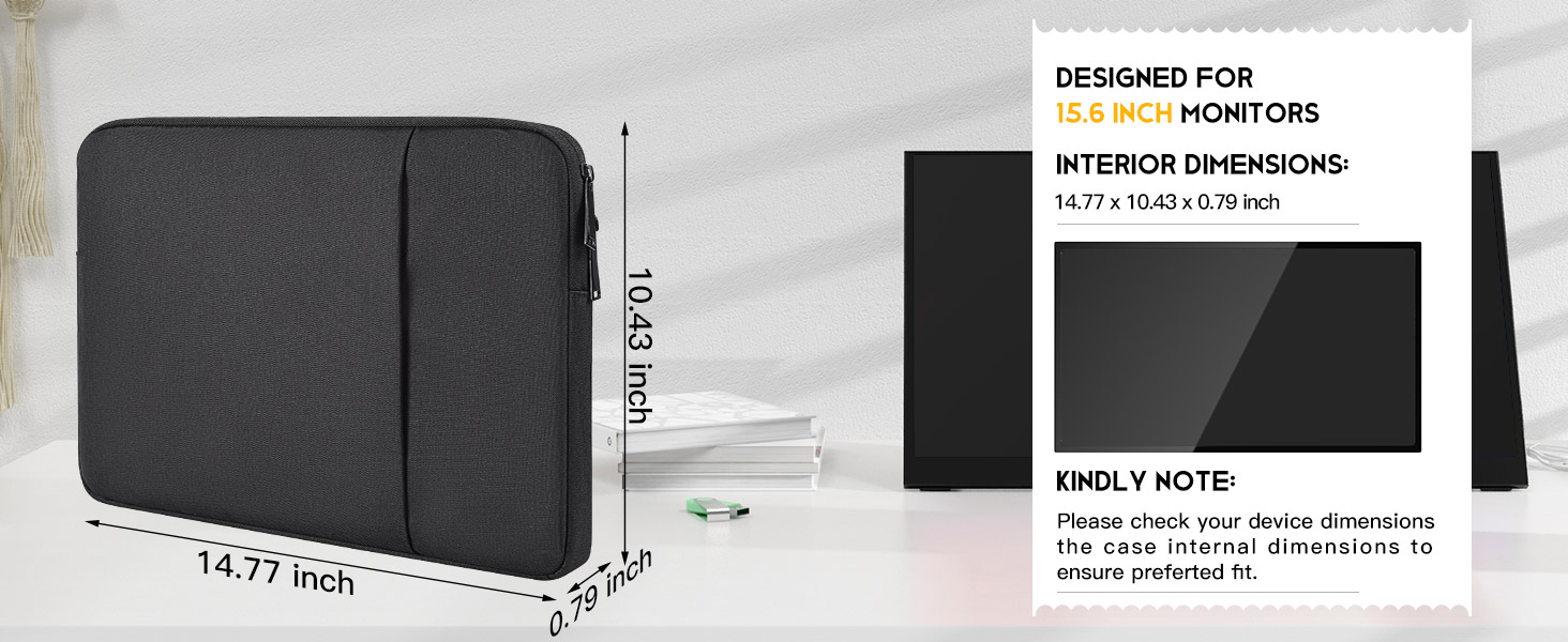 15.6inches monitor sleeve