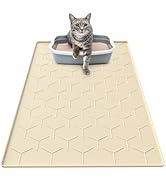 Garoopion Silicone Cat Litter Trapping Mat, Large Waterproof 34