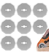 8PCS Replacement Rotary Blades Cordless Electric Scissors, Replacement Rotary Cutter Blades Compa...