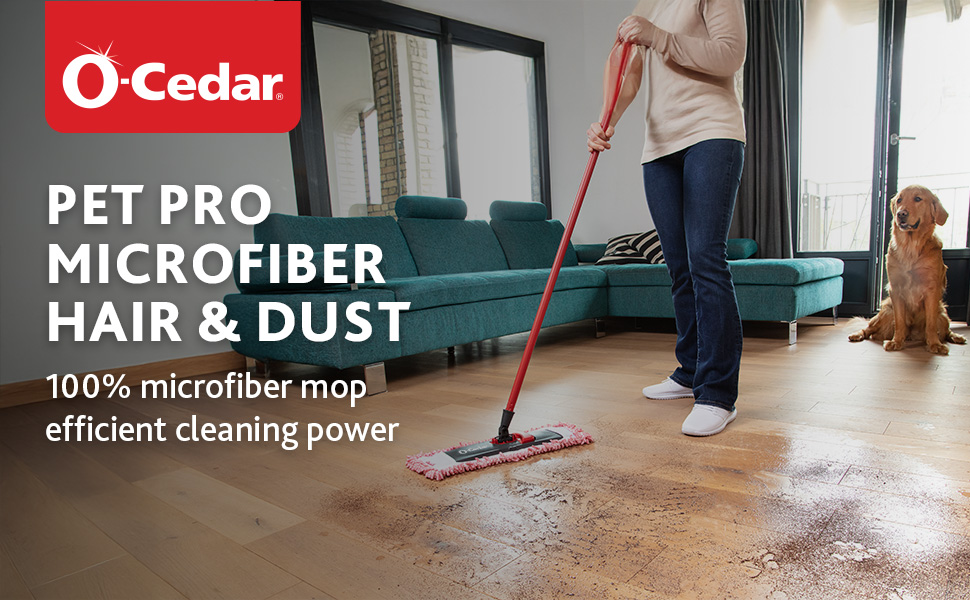 Pet Pro Microfiber Hair and Dust Mop