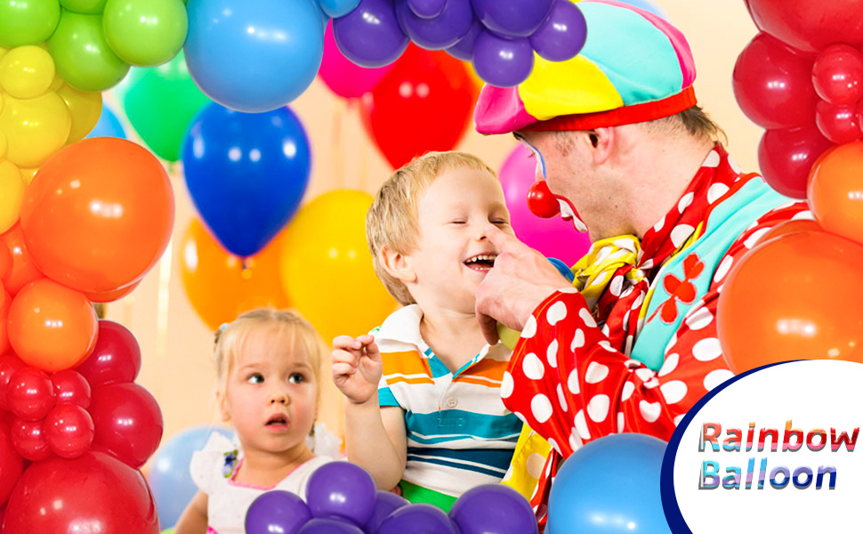 rainbow balloon arch kit