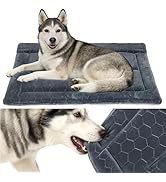 ZAKAPAWS Chew Proof Dog Mat - Indestructible Durable Kennel Mat for Aggressive Chewers, Machine W...