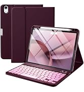 Harvopu Compatible for iPad Air 11 Inch/Air 5th 4th Generation Case with Keyboard - Folio Keyboar...