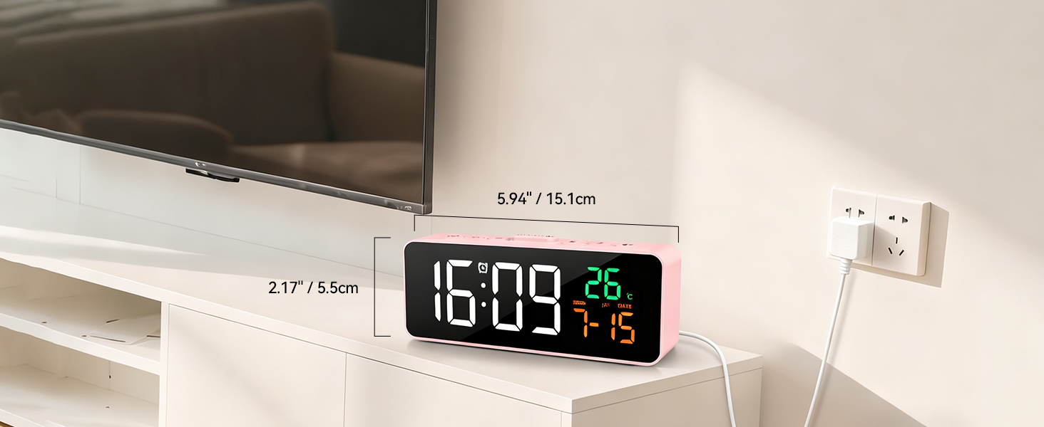 plug-in clock