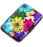 Mayski Credit Card Holder, RFID Blocking, Aluminum Alloy Hard Case, Small Mini Business Metal Wal...