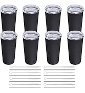 GGQ 20oz Travel Coffee Tumbler Food-Grade 304 Stainless Steel Vacuum Insulated Double Wall Leak-P...