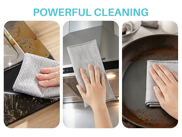 JOYMOOP Non Scratch Wire Dishcloth-4