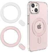 LDSXAY Universal MagSafe Ring, 2 PCS Magnet Sticker Magnetic Adapter Ring Compatible with Magsafe...
