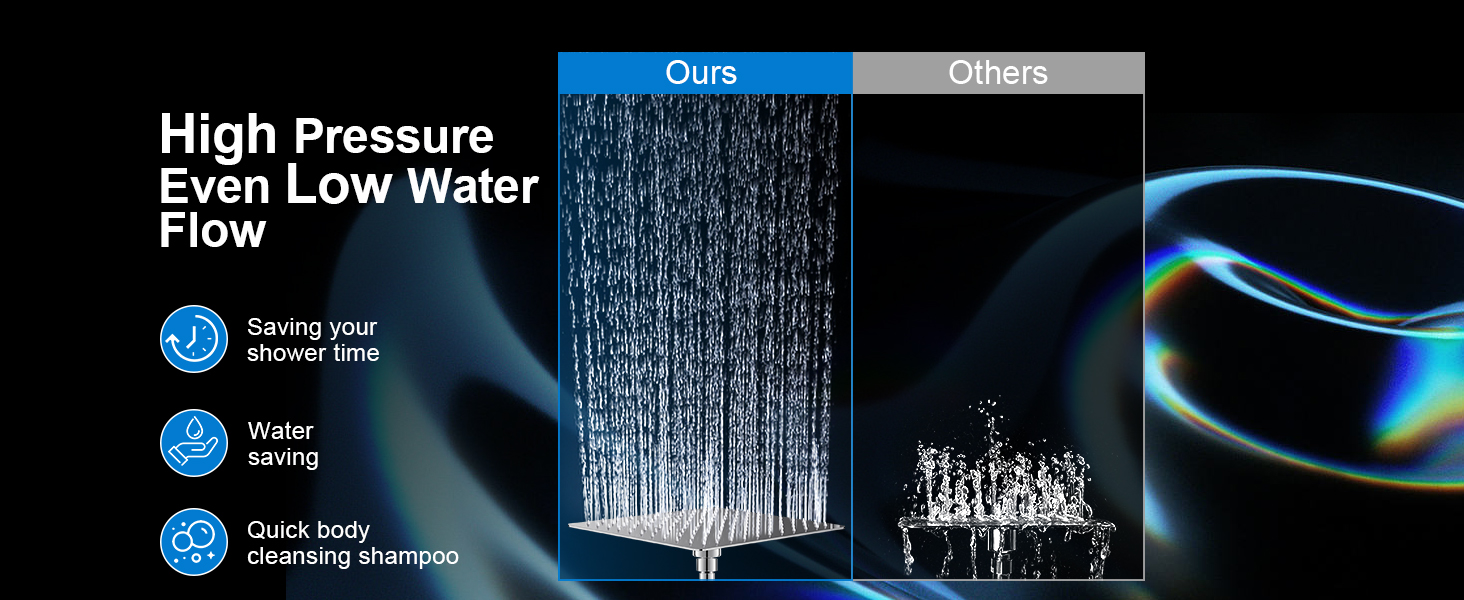 shower head with handheld high pressure