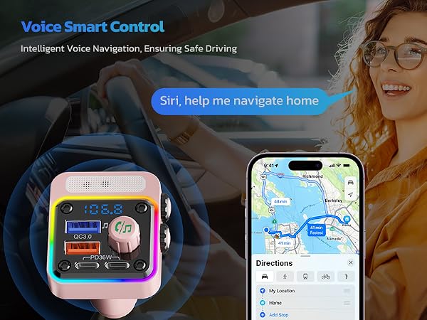 car charger bluetooth transmitter