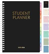 Student Planner 2025-2026, SUNEE Academic Weekly & Monthly Planner, Jul. 2025 - Jun. 2026, 6.5"×8...