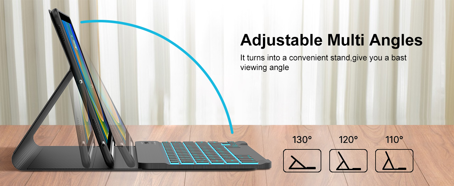 ipad case 9th generation with keyboard