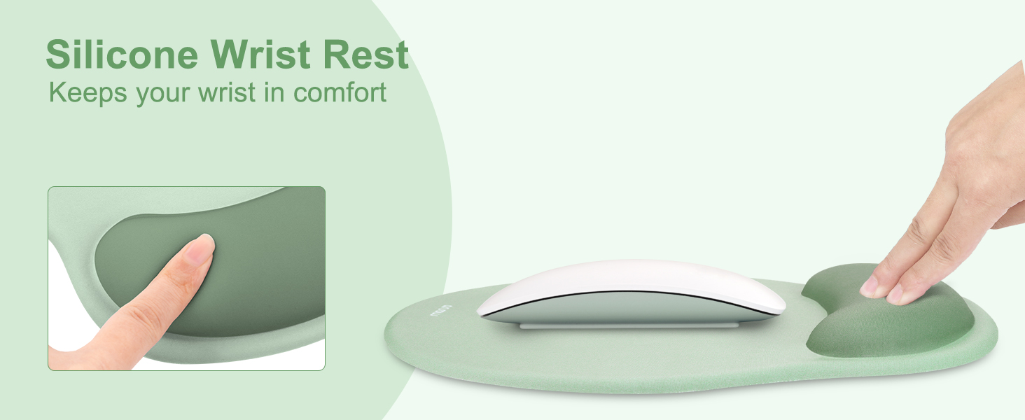 Ergonomic Memory Foam Wrist Rest for Laptop, Computer