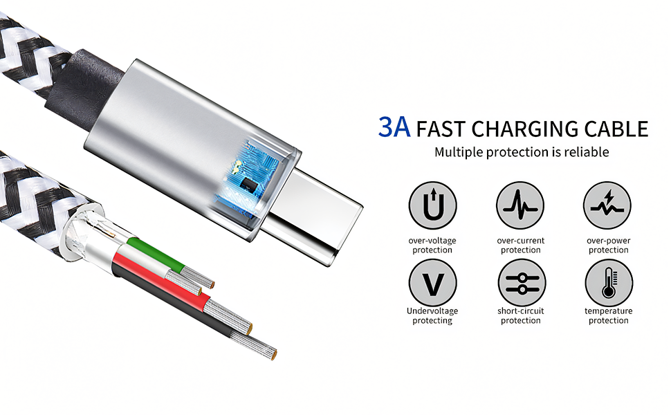 3A Fast Charging cables