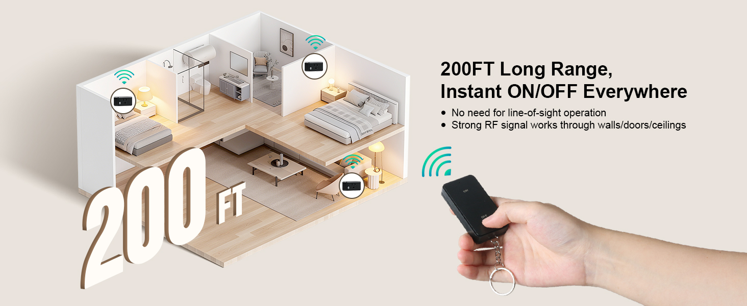 remote control outlet plug