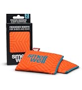 SmellWell - Scented Shoe deodorizer - Odor Eliminator - Activated Bamboo Charcoal - Air Purifying...