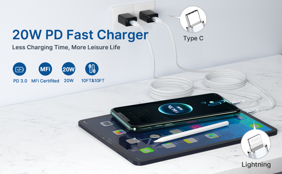 USB C to Lightning Cable