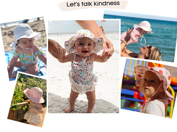 baby girl sun hat