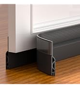Pundin Door Draft Stopper,Adjustable Door Sweep for Bottom of Door,Silicone Weather Stripping Doo...