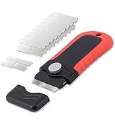 Gomake Razor Blade Scraper Tool with Blade Storage Container, Glass Cooktop Stove Scraper with 10...