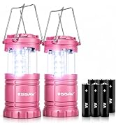 SSAV LED Camping Lantern, Emergency Lanterns for Power Outages & Hurricane Preparedness, Collapsi...