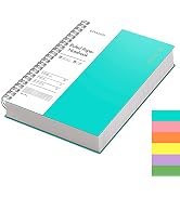 EMSHOI A4 Spiral Notebook College Ruled Lined Journal, 11.2" x 8.27", 300 Pages, 100gsm Thick Pap...