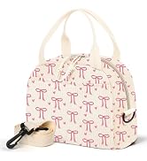 WOBAGMEN Lunch Box for Women,Lunch Bag Cute Corduroy Insulated Lunch Box With Shoulder Strap for ...