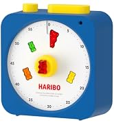 HARIBO 60-Minute Visual Timer for Kids & Adults, Silent Countdown Timer | Battery Operated, Adjus...