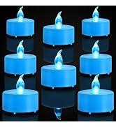 Tea Light, 24 Pack Flameless LED Tea Lights Candles Flickering red 200+ Hours Battery-Powered Tea...