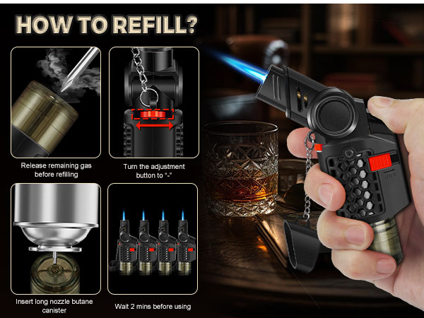 the lighter is a lighter that can be used to refill the lighter.