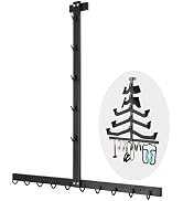 LAT Pulldown Attachment Storage Rack: Wall Mounted Mag Grip Lat Pull Down Bar & Cable Machine Att...