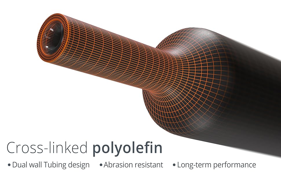 wirefy heat shrink tubing cross-linked polyolefin