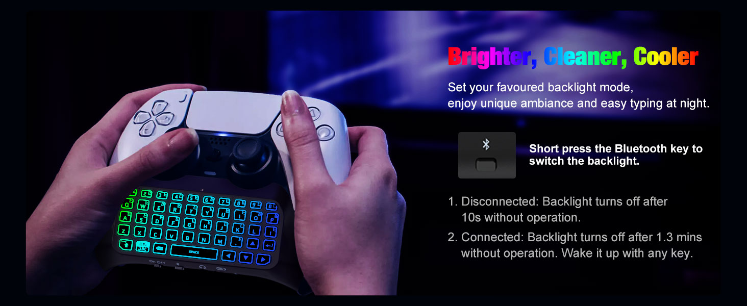 RGB Backlit PS5 Keyboard