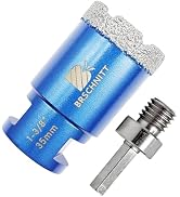 1-3/8 Inch Diamond Core Drill Bit for Porcelain Tile Ceramic Marble Granite Drilling,BRSCHNITT 1p...