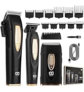 GSKY Men’s Hair Clipper, Hair Cutting Kit, Beard Trimmer for Men, Foil Shavers, Hair Trimmer Barb...
