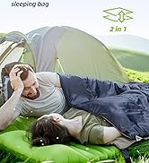 Bessport Lightweight Sleeping Bag, Ultralight Backpacking Sleeping Bag, 3 Season Waterproof for A...