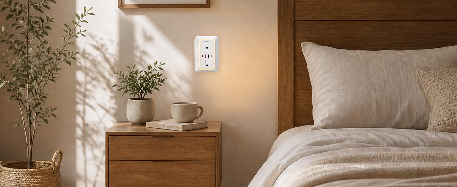 wall outlet surge protector with usb ports plug extension outlet multiple outlet wall plug