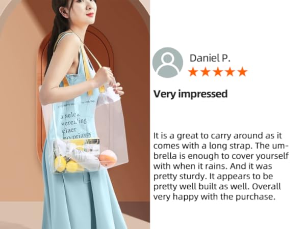 Mini Travel Sun Umbrella for Purse With Case