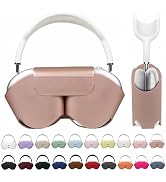 Maxjoy for Apple Airpods Max Smart Case Cover, Soft PU Leather Protective Cover Accessories for A...