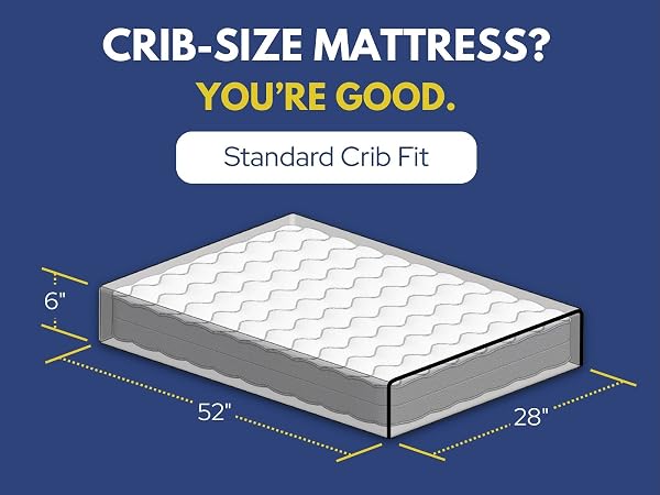 mini crib size protector encasement