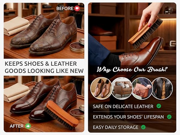 shoe polishing brush