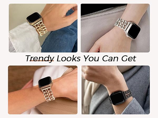 gold apple watch bands for women gold chain bracelet metal apple watch band