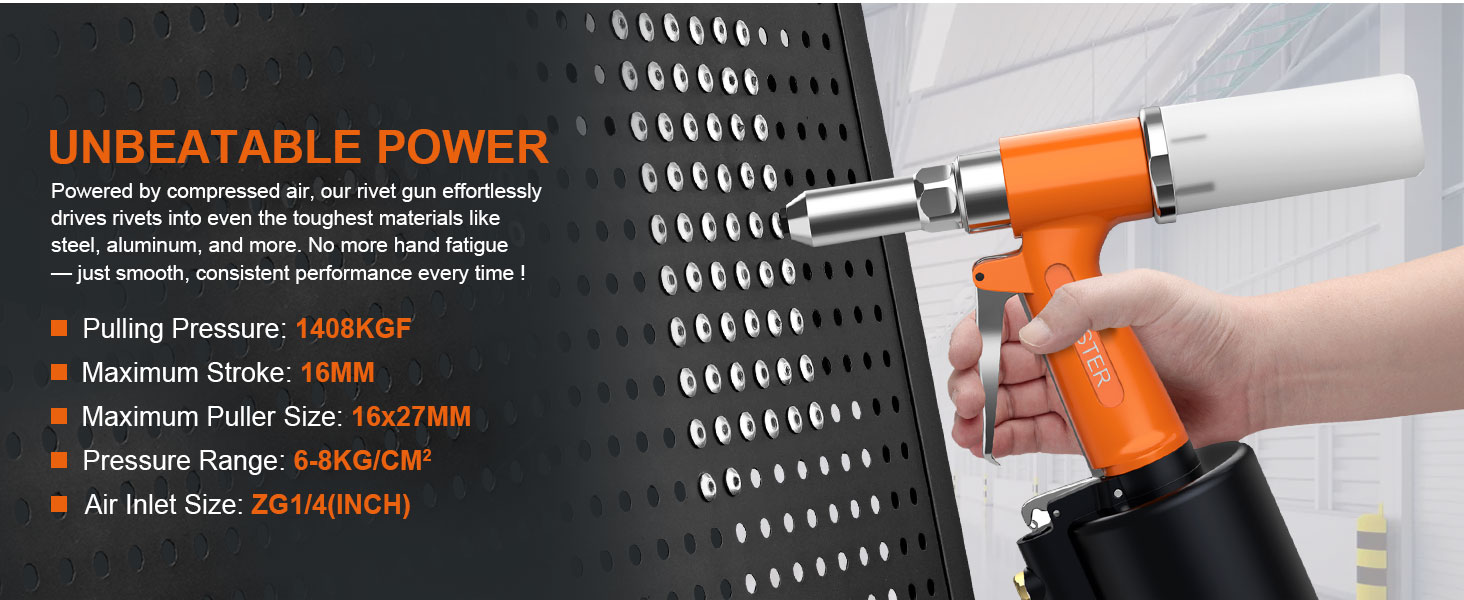 Pneumatic air rivet gun