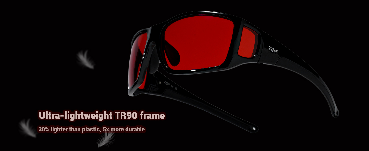 TIJN Sonia Red Blue Light Glasses Gaming Eyeglasses