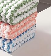 JOYMOOP Microfiber Cleaning Cloths, 18 Pack, Absorbent Kitchen Towels Set