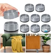 EGTTGIN 8 Pack Furniture Risers 1 Inch, Adjustable Bed Risers Heavy Duty for Table Desk Couch Cha...