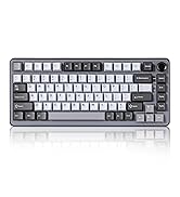 YUNZII B75 PRO Wireless Mechanical Keyboard,75% Layout with Knob,Hot Swap Gasket Structure,Creamy...